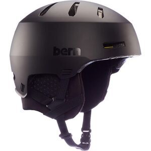 Bern Macon 2.0 Ski and Snowboard Helmet for Men and Women - Matte Black, Large